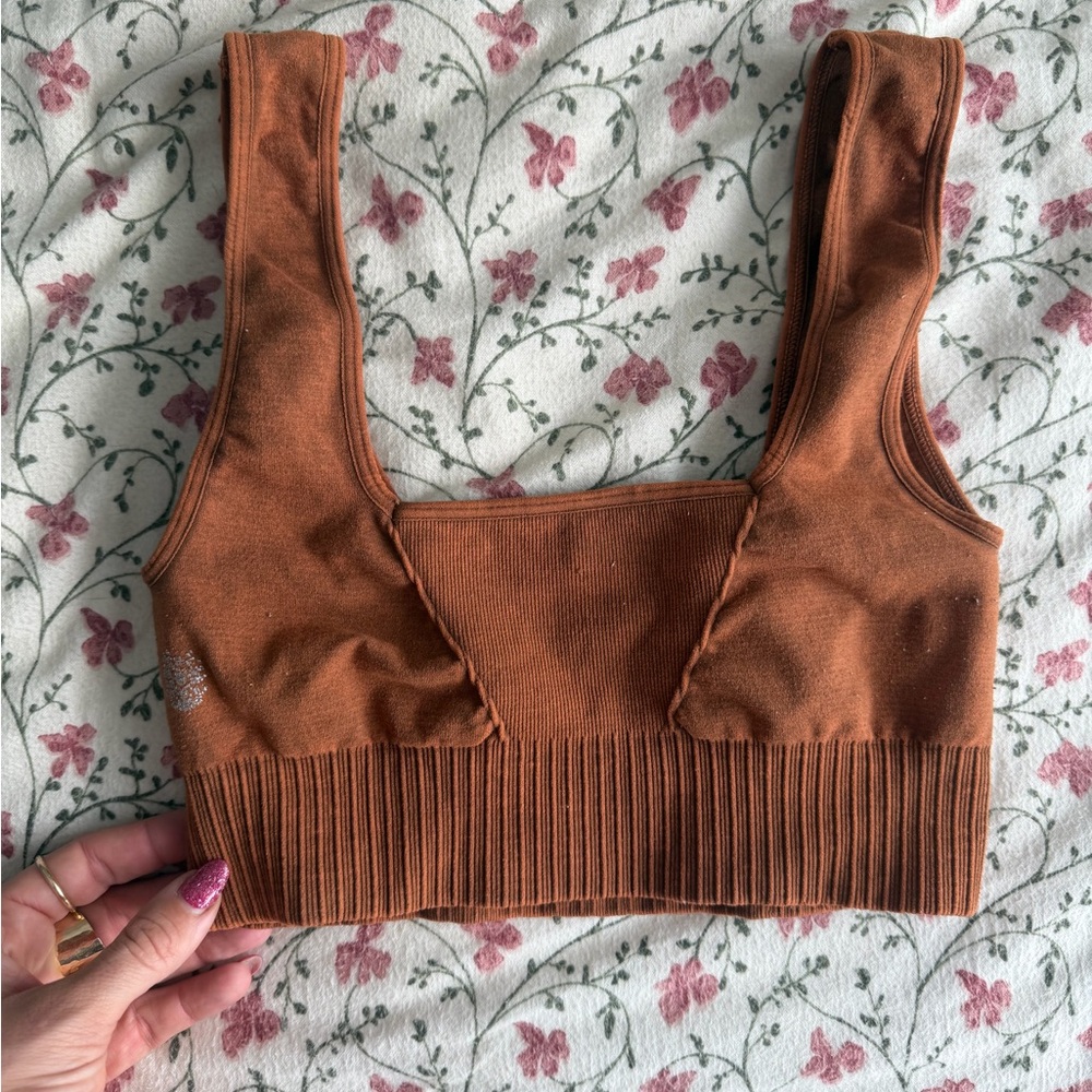 Free People Movement good karma square neck bra